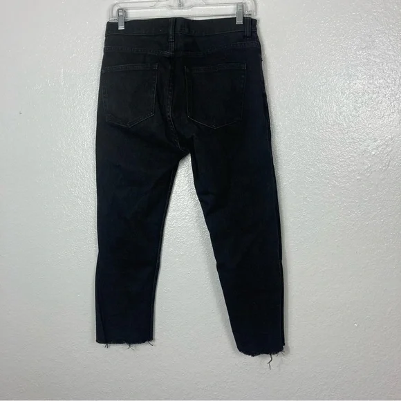 Everlane Black raw hem crop jeans - Picture 7 of 9